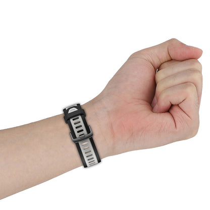 Bracelet Techsuit W053 pour Huawei Watch / Garmin Watch Series, 18mm, Gris