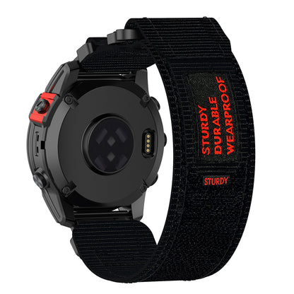 Bracelet Techsuit W057 pour Garmin Watch Fenix / Forerunner Series, 22mm, Noir