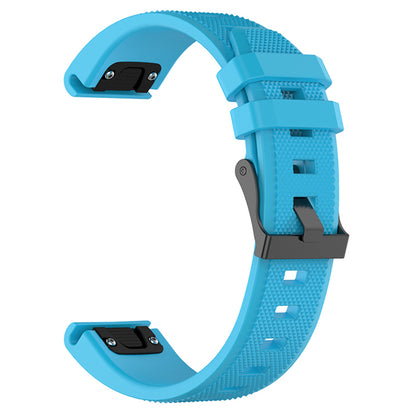 Bracelet Techsuit W058 pour Garmin Instinct / Approach / Fenix Watch Series, 20mm, Bleu
