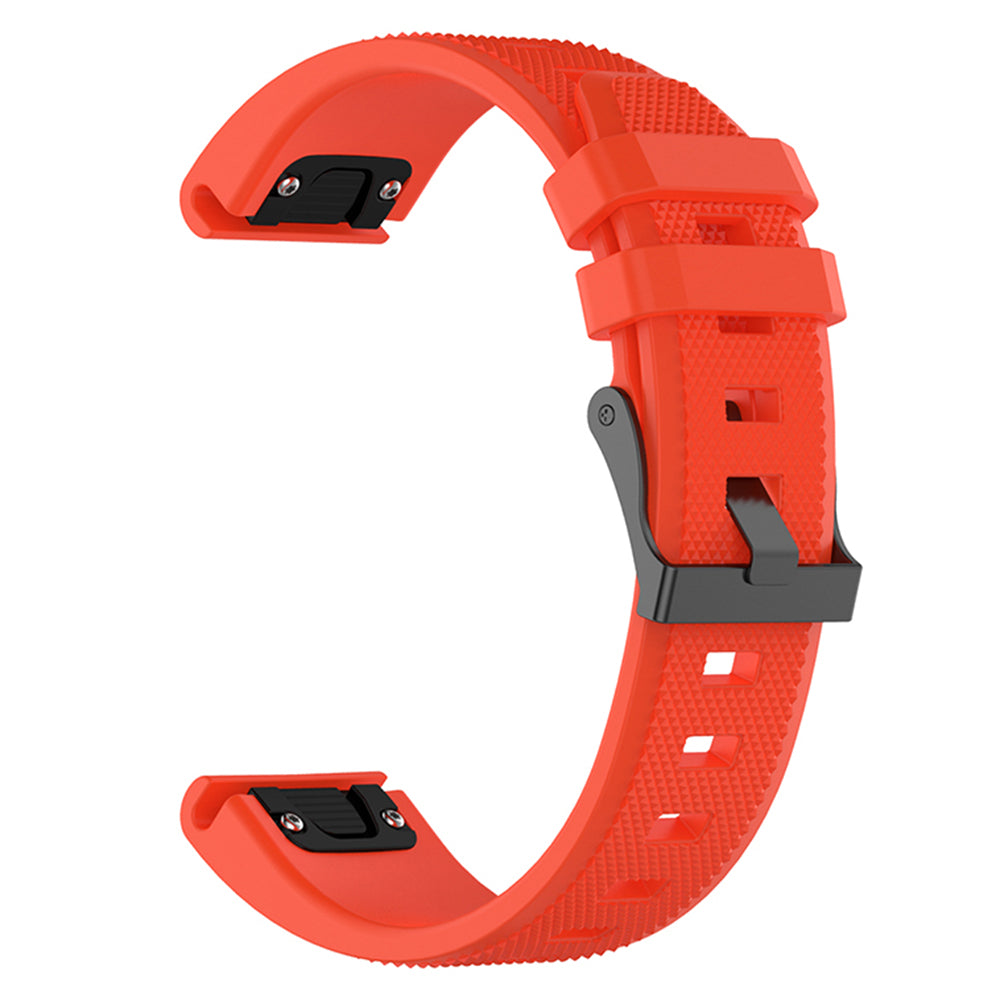 Bracelet Techsuit W058 pour Garmin Watch Fenix / Forerunner Series, 22mm, Orange