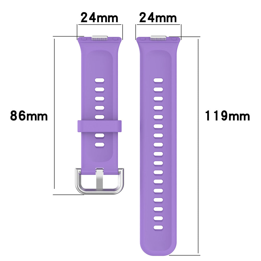 Bracelet Techsuit W061 pour Huawei Watch Fit 4 Pro / Watch Fit 4 / Watch Fit 3, Violet