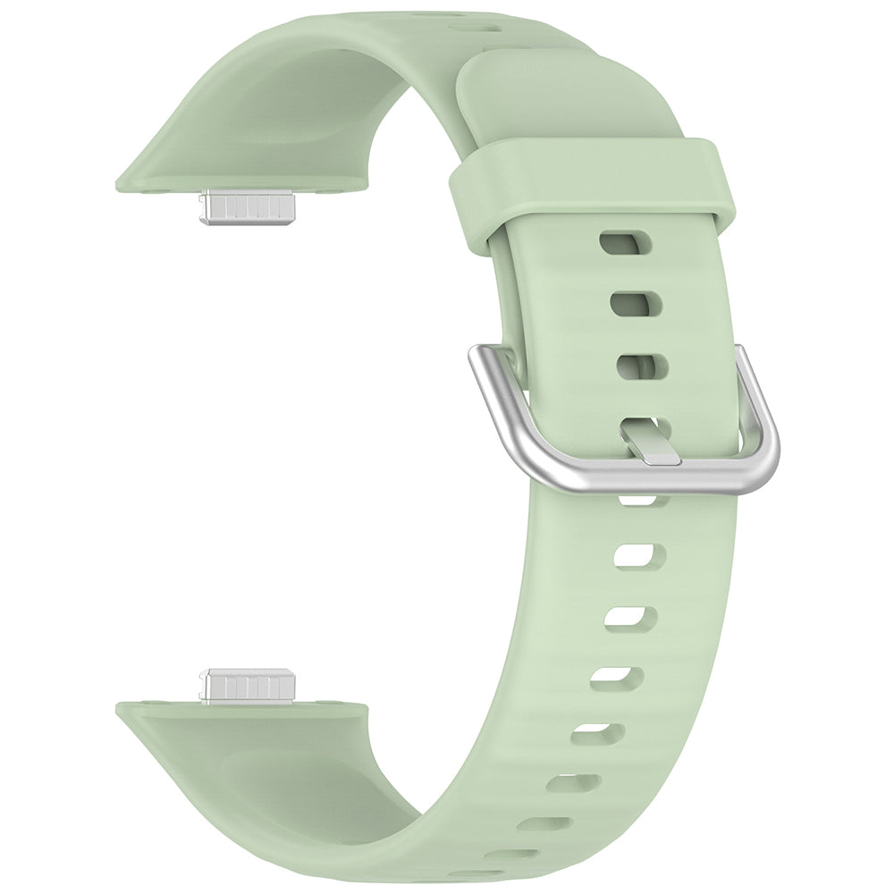 Bracelet Techsuit W061 pour Huawei Watch Fit 4 Pro / Watch Fit 4 / Watch Fit 3, Vert Clair