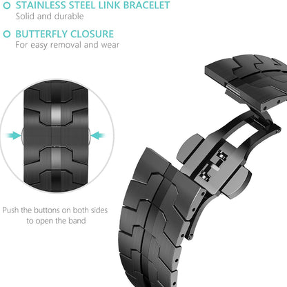 Bracelet Techsuit W063 pour Apple Watch 49mm / 46mm / 45mm / 44mm / 42mm Series, Orange