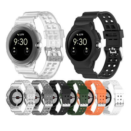 Bracelet Techsuit W065 pour Google Pixel Watch 3 41mm / Watch 2 / Watch, Vert