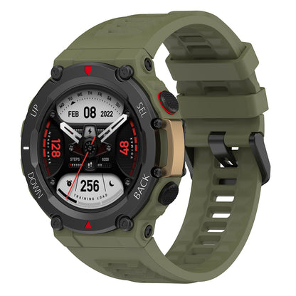 Bracelet Techsuit W067 pour Amazfit T-Rex 2, Vert Foncé