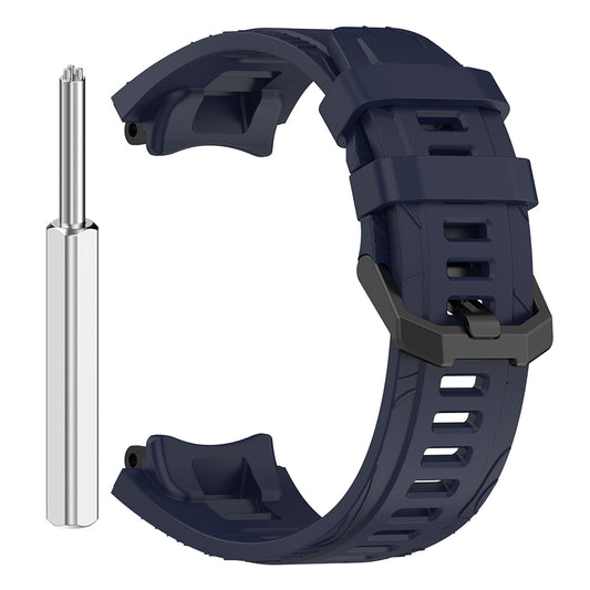 Bracelet Techsuit W067 pour Amazfit T-Rex 3, Bleu Marine