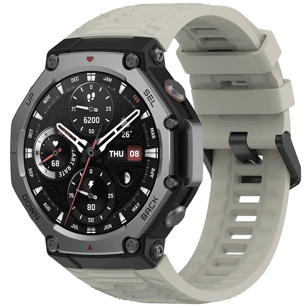 Bracelet Techsuit W067 pour Amazfit T-Rex 3, Gris