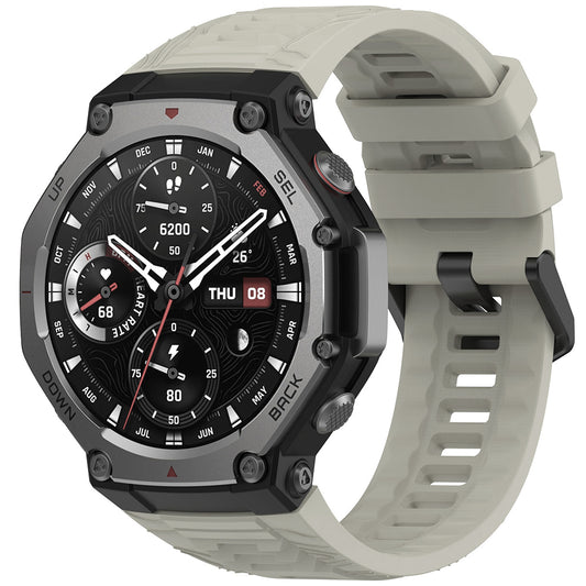 Bracelet Techsuit W067 pour Amazfit T-Rex 3, Gris
