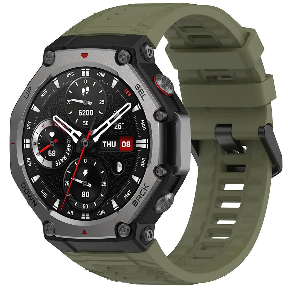 Bracelet Techsuit W067 pour Amazfit T-Rex 3, Vert