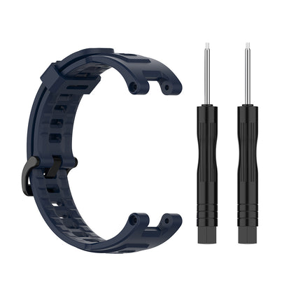 Bracelet Techsuit W067 pour Amazfit T-Rex Pro / T-Rex, Bleu Marine