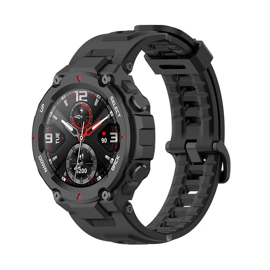 Bracelet Techsuit W067 pour Amazfit T-Rex Pro / T-Rex, Noir