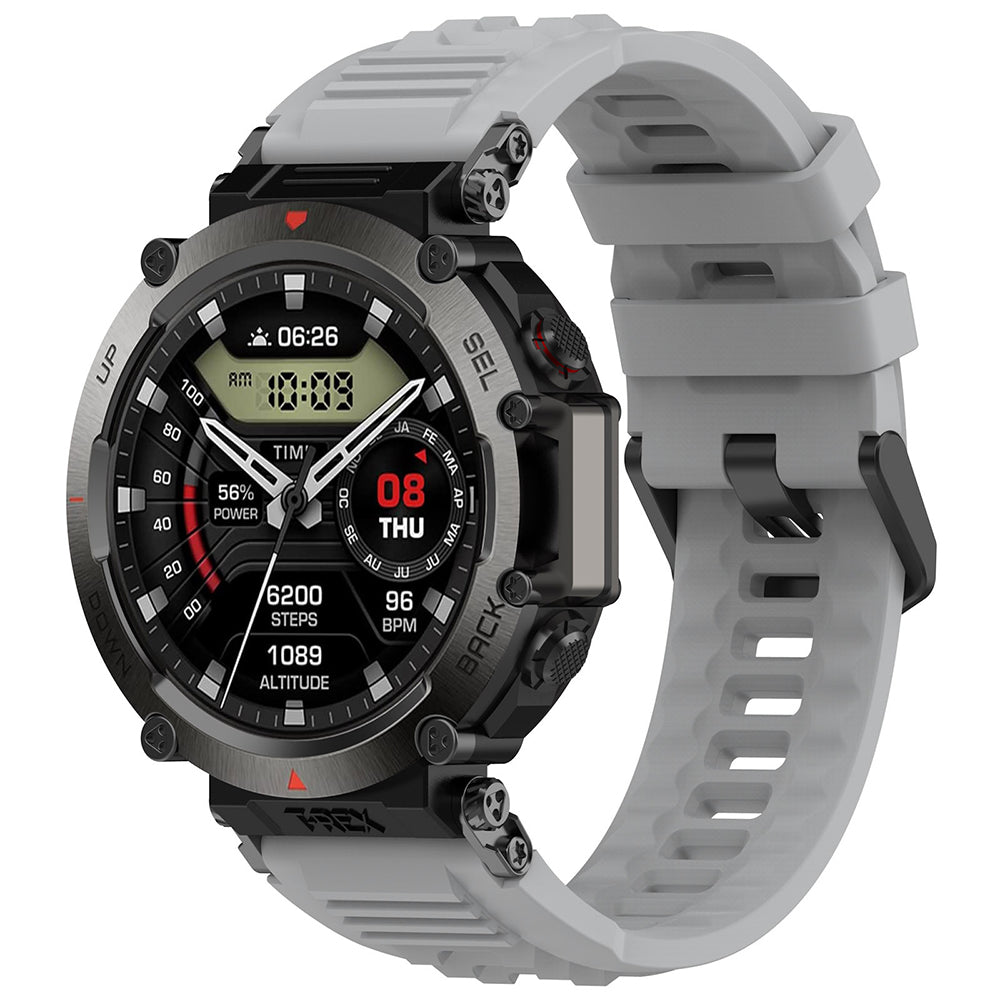 Bracelet Techsuit W067 pour Amazfit T-Rex Ultra, Gris