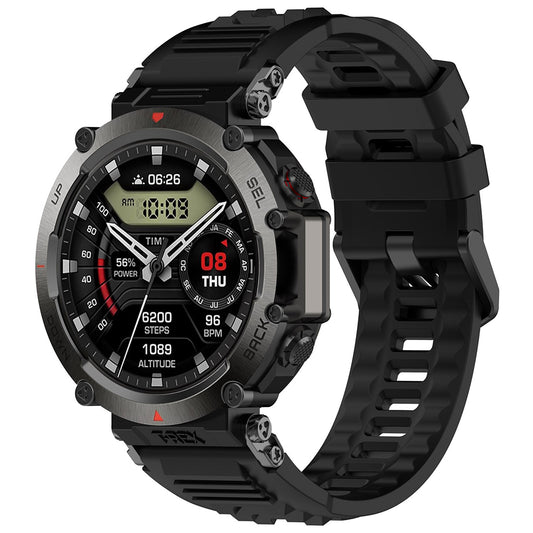 Bracelet Techsuit W067 pour Amazfit T-Rex Ultra, Noir