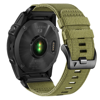 Bracelet Techsuit W070 pour Garmin Instinct / Approach / Fenix Watch Series, 20mm, Vert