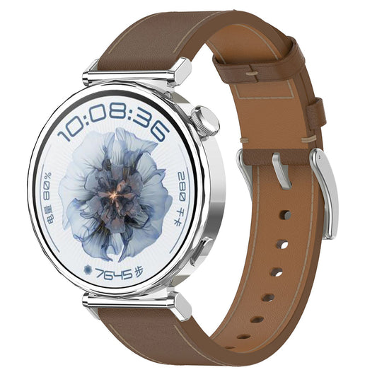 Bracelet Techsuit W073 pour Huawei Watch / Garmin Watch Series, 18mm, Marron