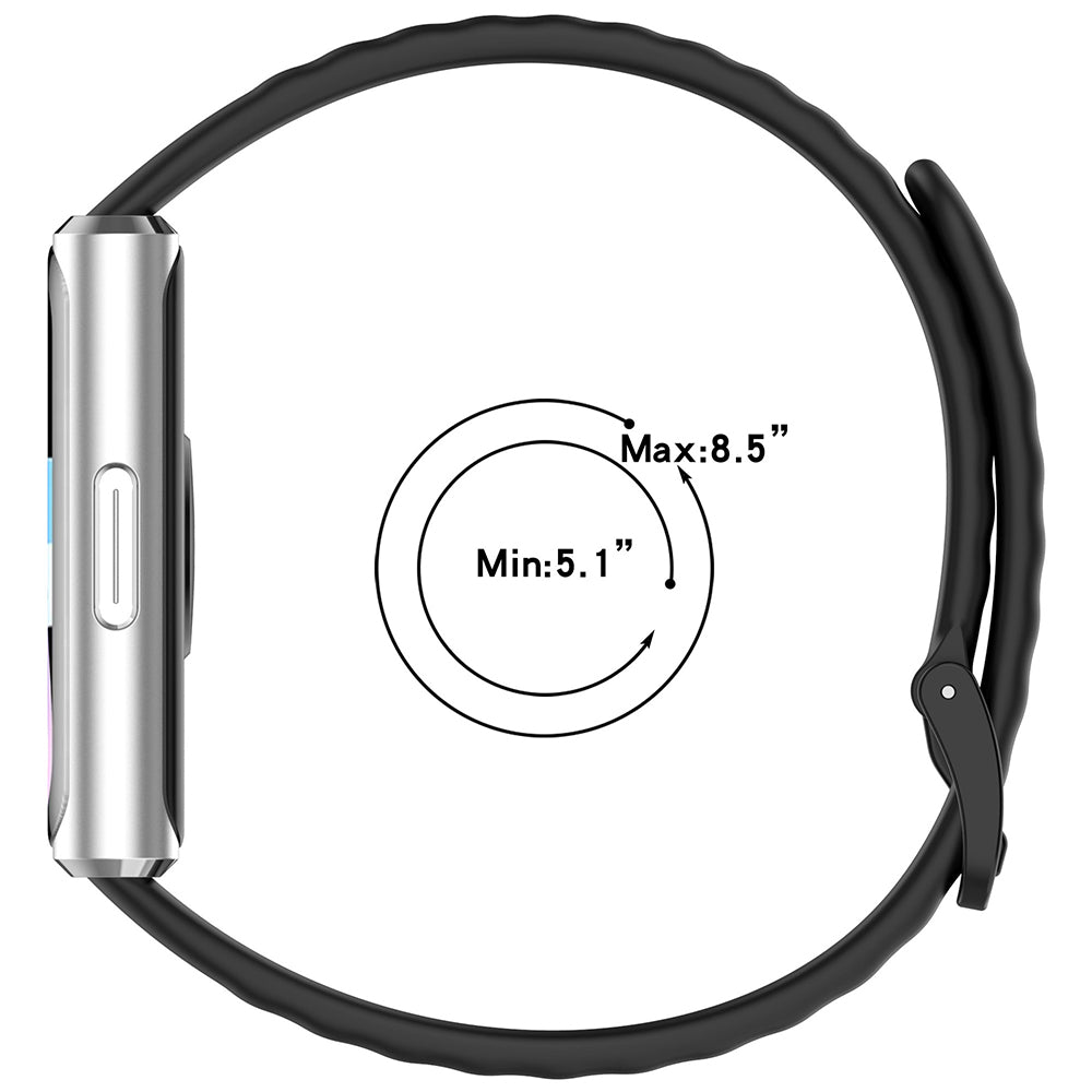 Bracelet Techsuit W082 pour Huawei Band 11 / 11 Pro, Bleu marine