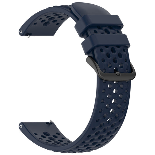 Bracelet Techsuit W083 pour Amazfit Watch / Samsung Watch Series, 22mm, Bleu Marine