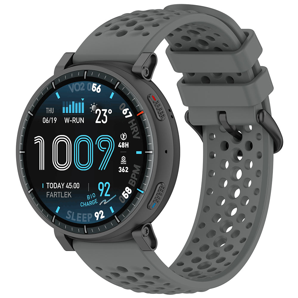 Bracelet Techsuit W083 pour Amazfit Watch / Samsung Watch Series, 22mm, Gris