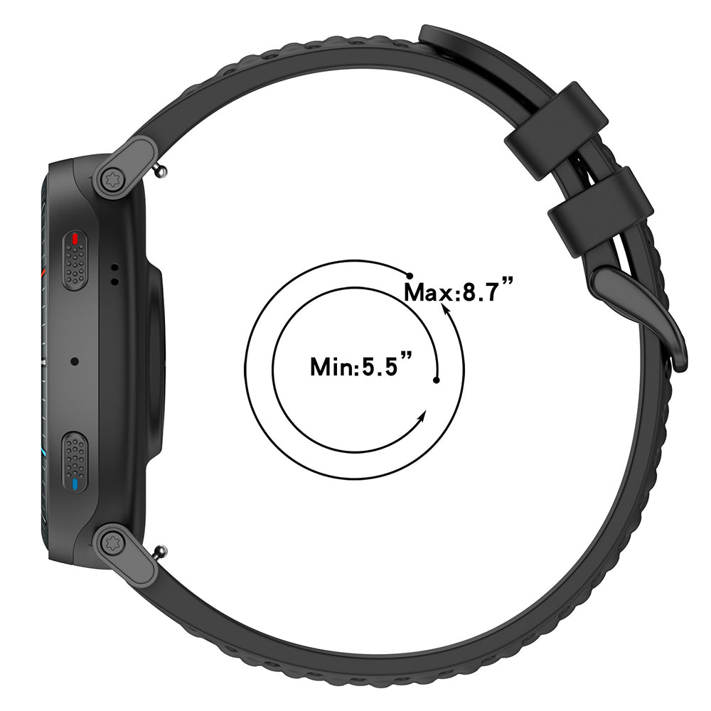 Bracelet Techsuit W083 pour Amazfit Watch / Samsung Watch Series, 22mm, Gris