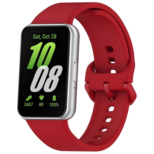 Bracelet Techsuit W086 pour Samsung Galaxy Fit3 R39M, Rouge