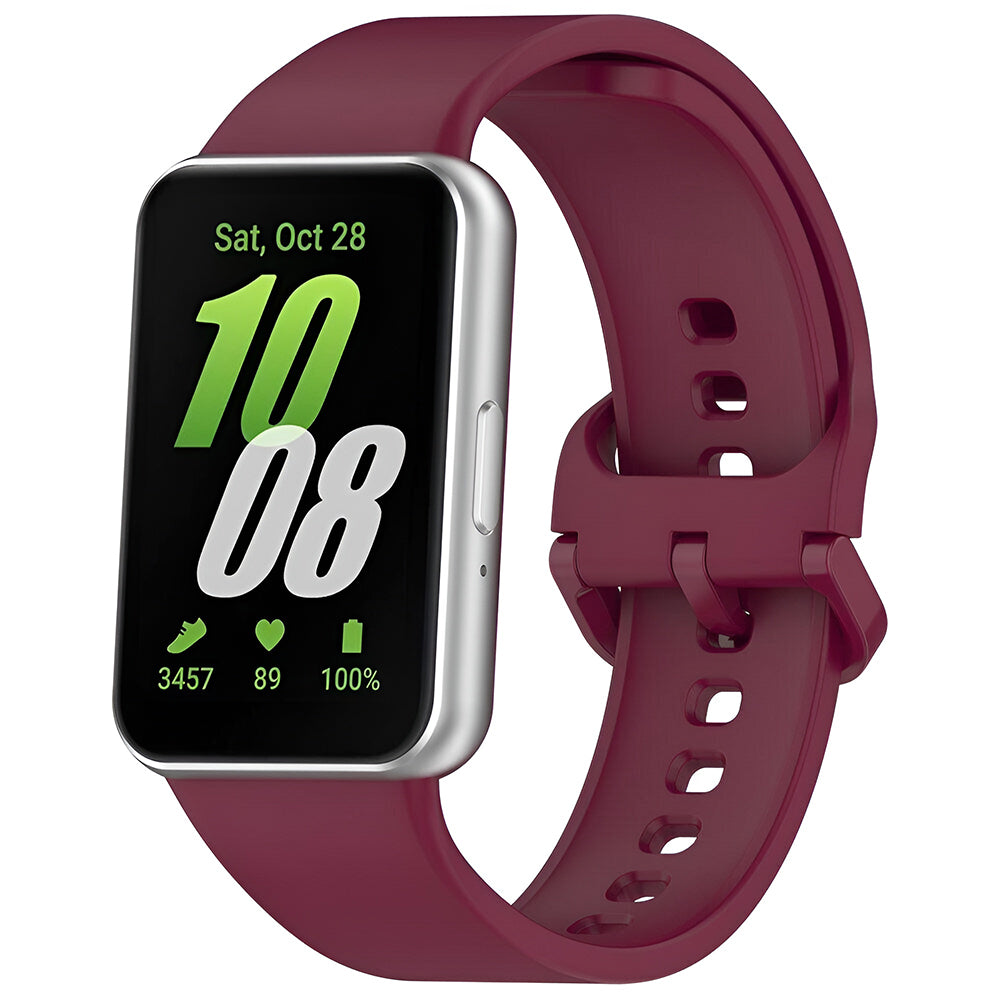 Bracelet Techsuit W086 pour Samsung Galaxy Fit3 R39M, Bordeaux