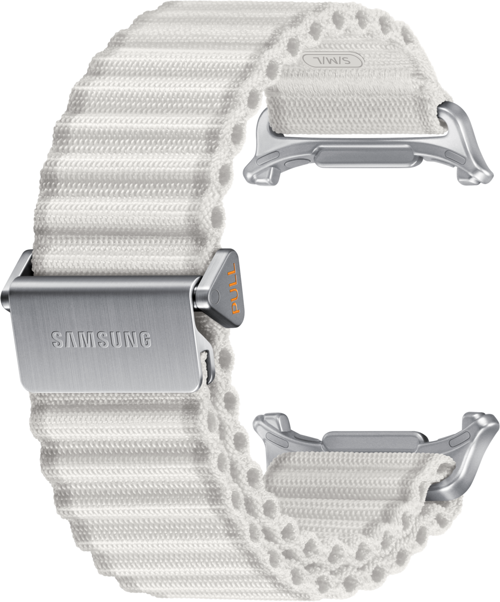 Bracelet Trail pour Samsung Galaxy Watch Ultra, M/L, blanc ET-SVL70MWEGEU 