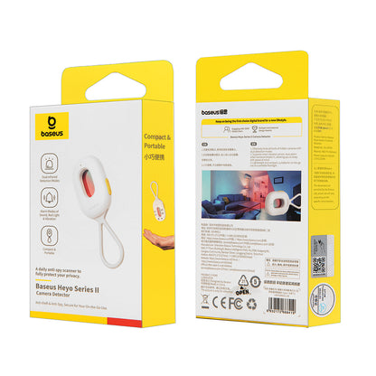 Détecteur de Caméras Cachées Baseus Heyo II, Blanc L60476900211-00