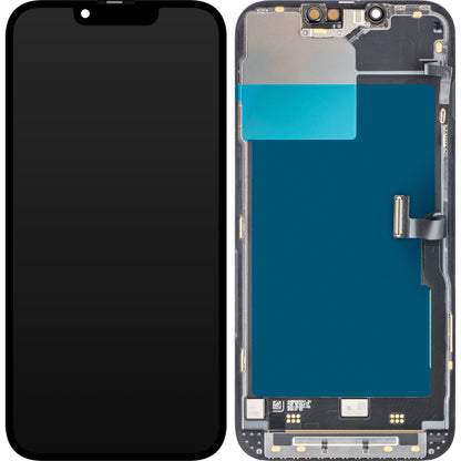 Écran tactile Apple iPhone 13 Pro, avec cadre, noir, Service Pack 661-21993