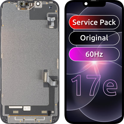 Écran tactile Apple iPhone 17e, avec cadre, noir, Service Pack 661-60211