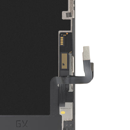 Écran tactile GX pour Apple iPhone 12 / 12 Pro, avec cadre, OLED IC Movable Version, noir