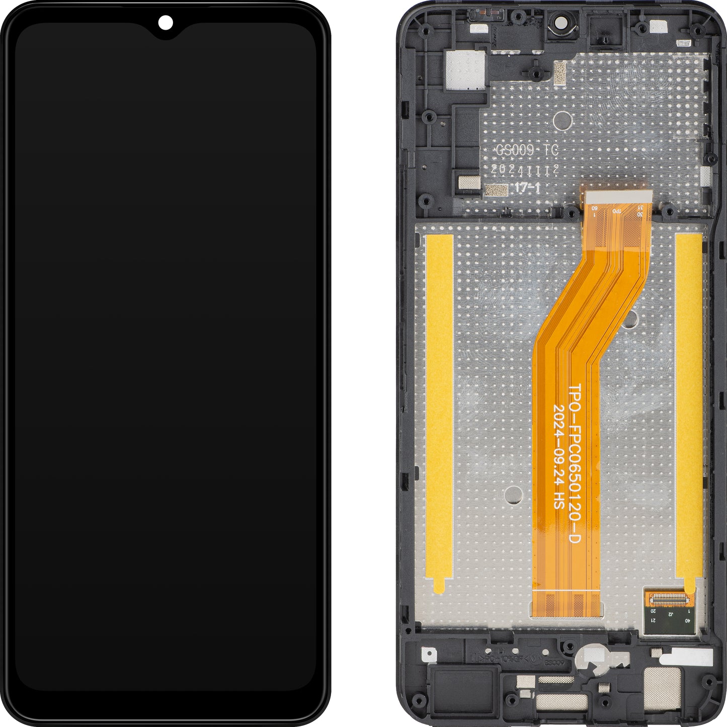 Écran avec Touchscreen HMD Key, avec Cadre, Noir, Service Pack HGS009FQA2SK1