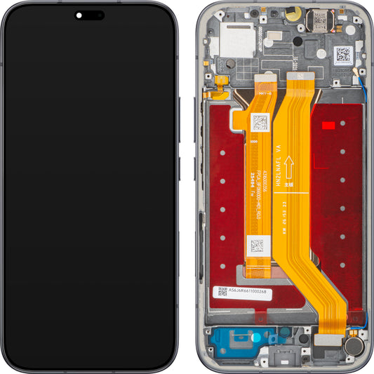 Écran avec écran tactile Honor 600e / 600 Lite, avec cadre, noir (Velvet Black), Service Pack 0235ASUL