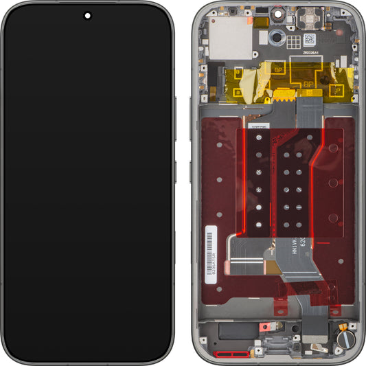 Écran avec écran tactile Honor 600, avec cadre, noir, Service Pack 0235ATSR