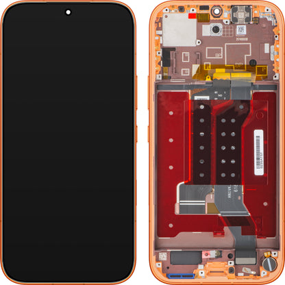 Écran avec écran tactile Honor 600, avec cadre, orange, Service Pack 0235ATST