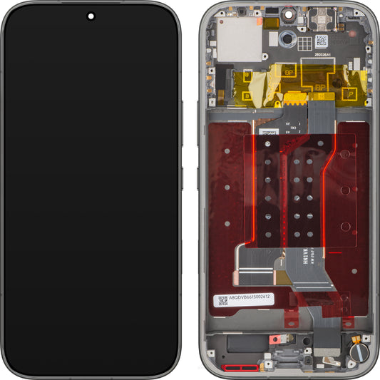 Écran avec écran tactile Honor 600 Pro, avec cadre, noir, Service Pack 0235ATTU
