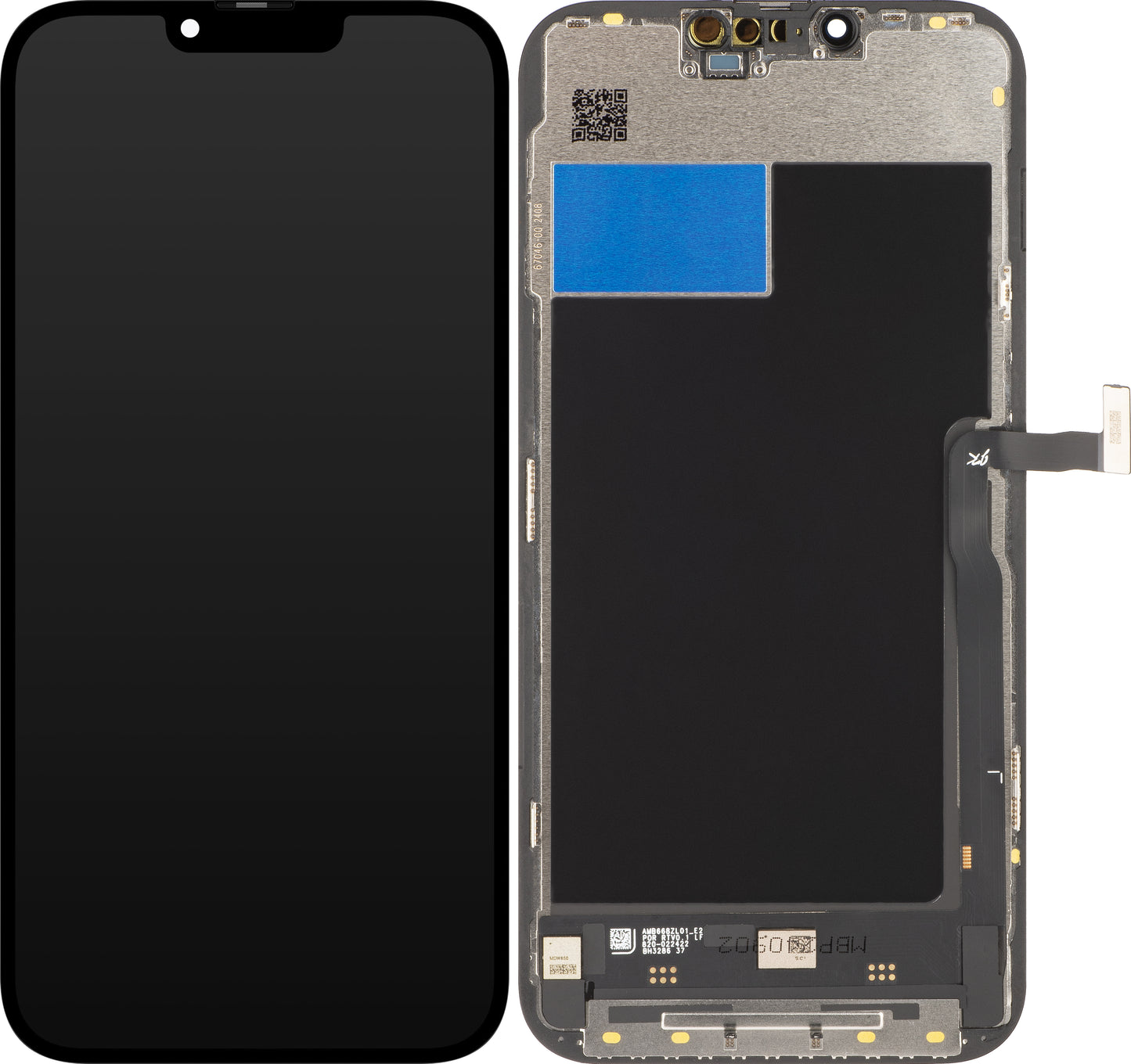 Ecran tactile JK pour Apple iPhone 13 Pro Max, avec cadre, version In-Cell LCD, noir 