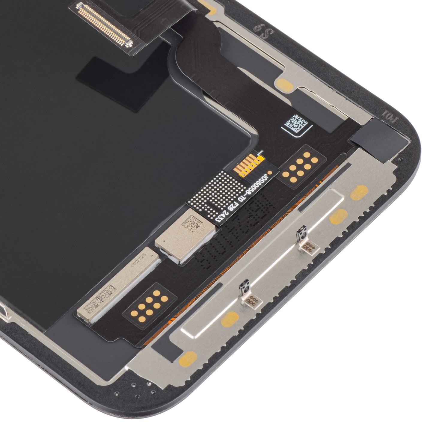 JK Écran tactile pour Apple iPhone 13, avec cadre, OLED IC version mobile, noir 