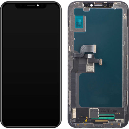 Écran tactile JK pour Apple iPhone X, avec cadre, version In-Cell LCD, noir