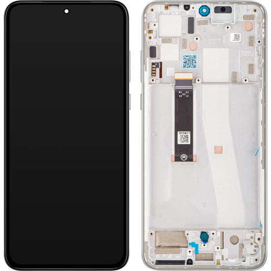 Écran tactile Motorola Edge 30 Neo, avec cadre, argent (palais des glaces), Service Pack 5D68C21404