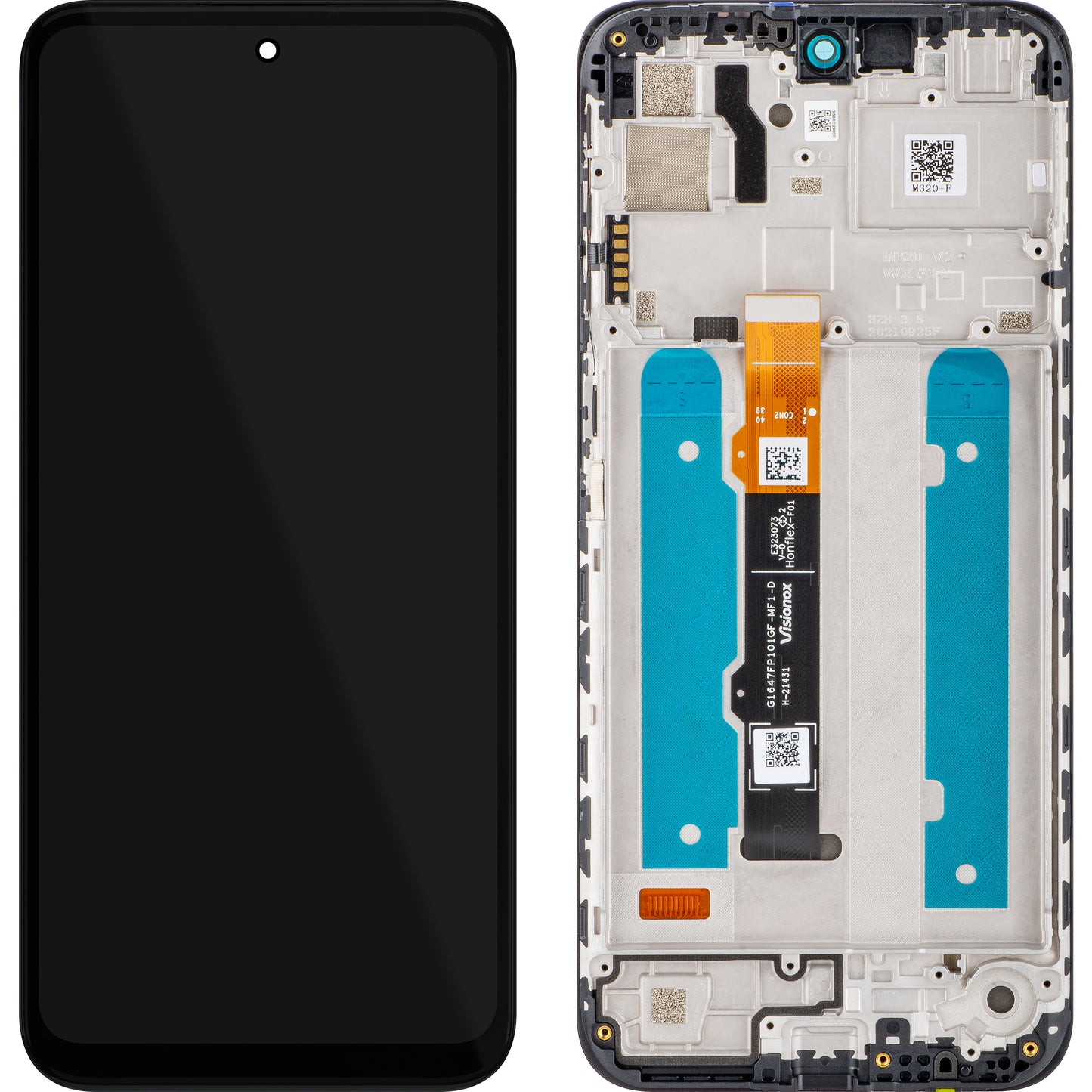 Écran tactile Motorola Moto G41 avec cadre, Noir, Swap 5D68C19764