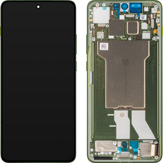 Écran tactile Motorola Edge 70 avec cadre, Vert (Bronze Green), Pack de service 5D68C31543