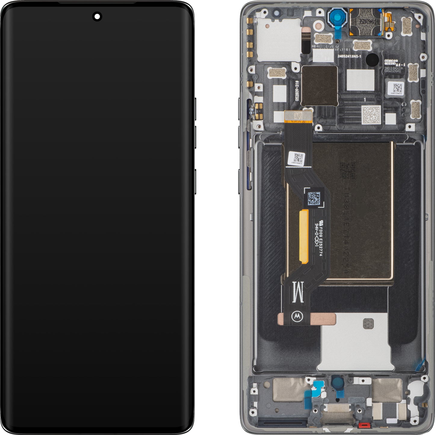 Écran tactile Motorola Edge 50, avec cadre, gris (Koala Gray), reconditionné 5D68C25135