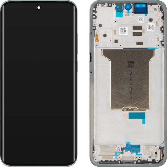 Écran avec écran tactile Motorola Edge 70 Fusion+ / Edge 70 Fusion, avec cadre, turquoise (Pantone Blue Surf), Service Pack 5D68C32057
