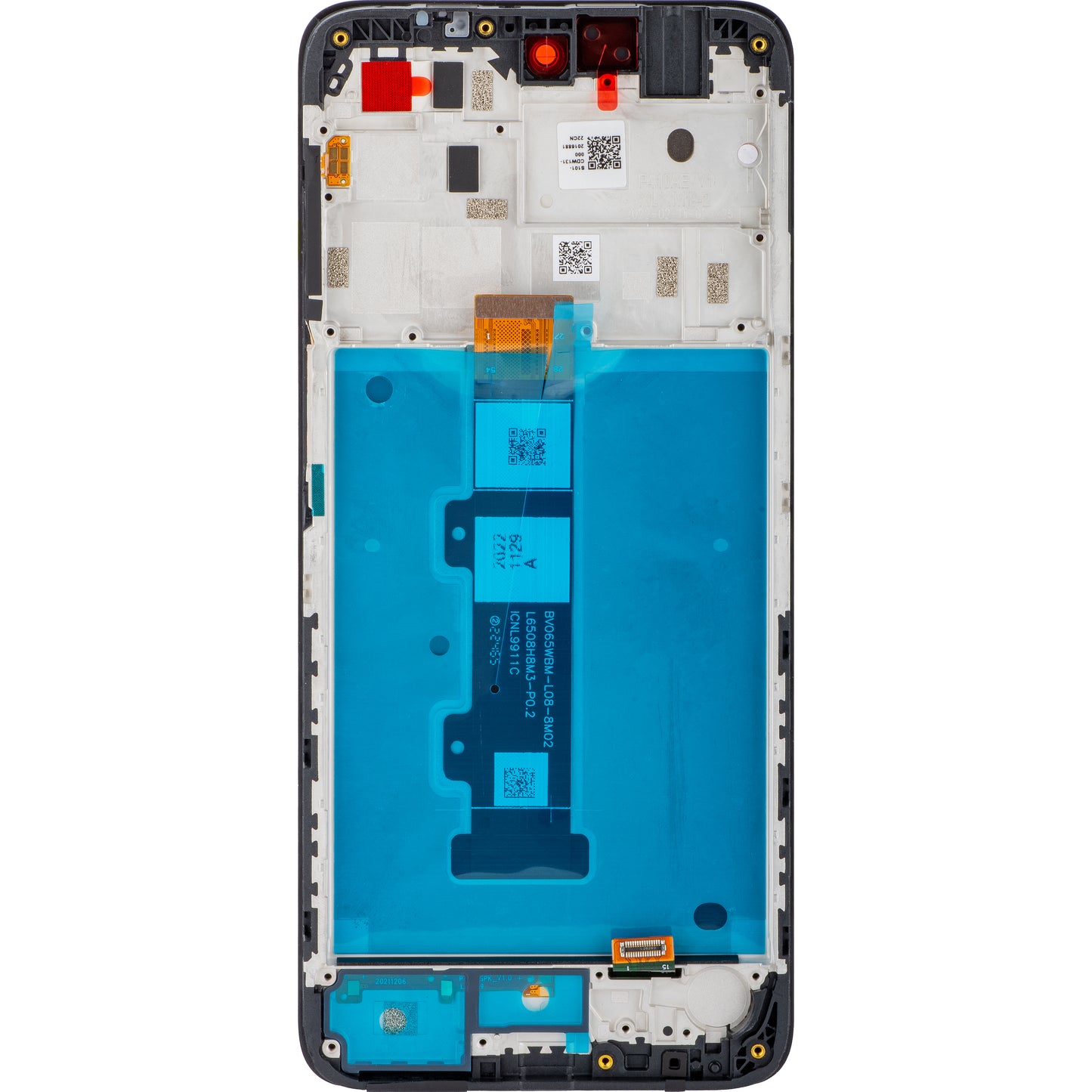 Écran tactile Motorola Moto G22, avec cadre, noir, Service Pack 5D68C20423