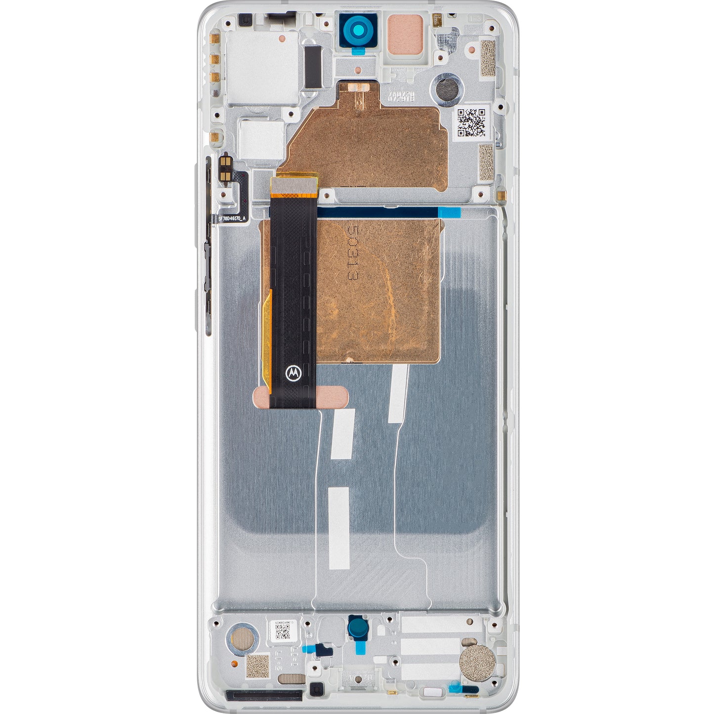 Écran tactile Motorola Edge 30 Fusion, avec cadre, blanc Aurora, Service Pack 5D68C21528