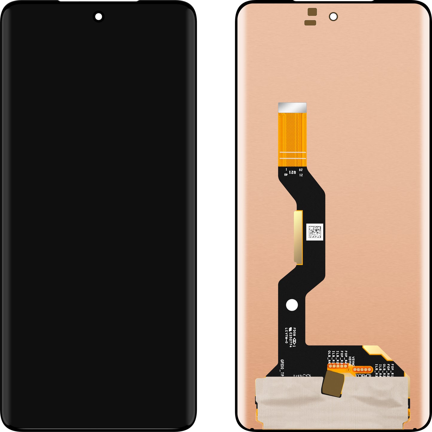 Écran avec Touchscreen MP compatible avec Motorola Edge 60 Pro