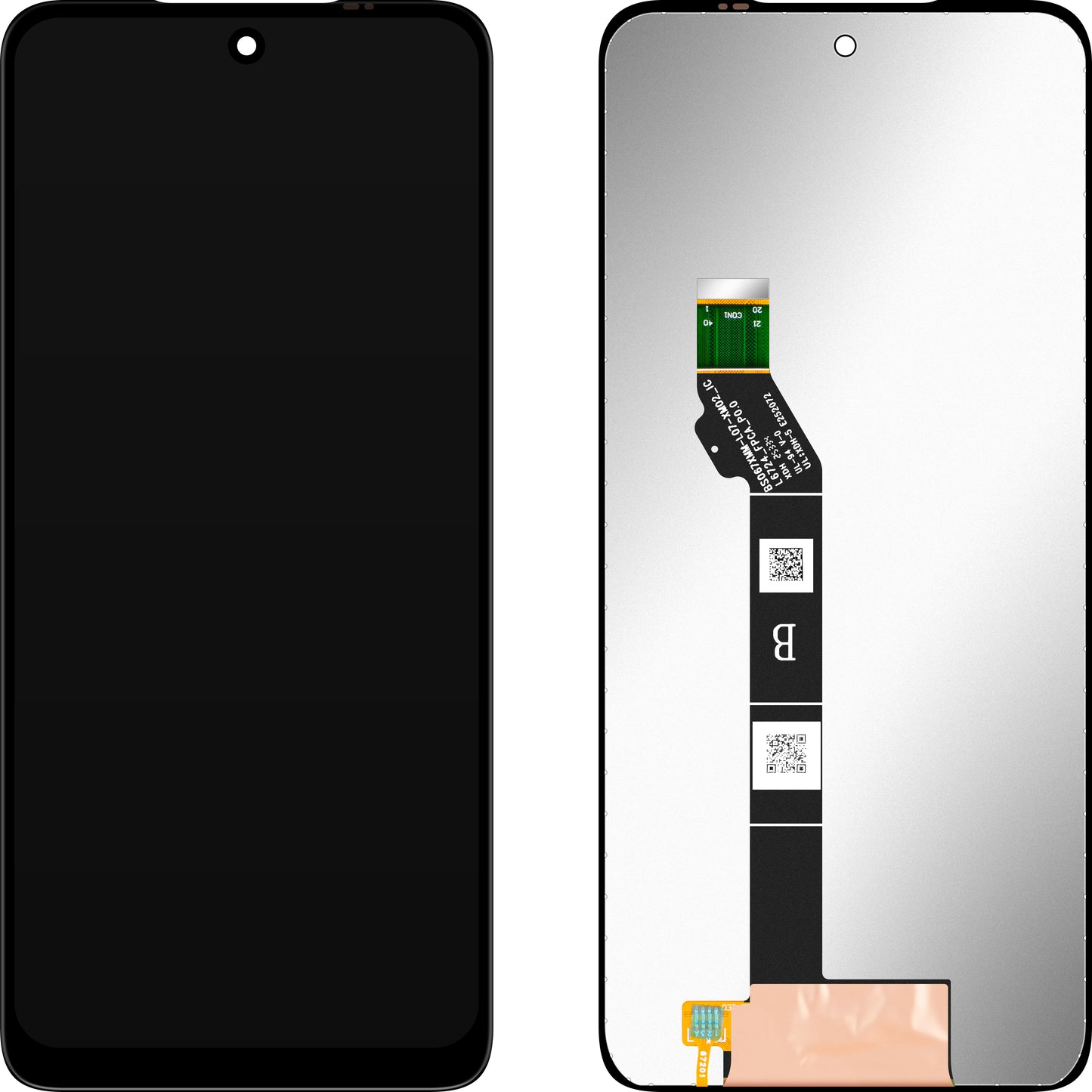 Écran tactile MP compatible avec Motorola Moto G17 / G17 Power