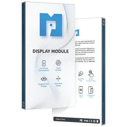 MP Écran tactile compatible avec Samsung Galaxy A12 Nacho A127, avec cadre, noir