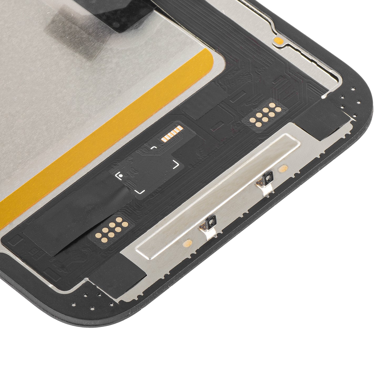 Écran tactile MP compatible avec Apple iPhone 14, avec cadre, version Soft OLED IC Movable FHD, Noir