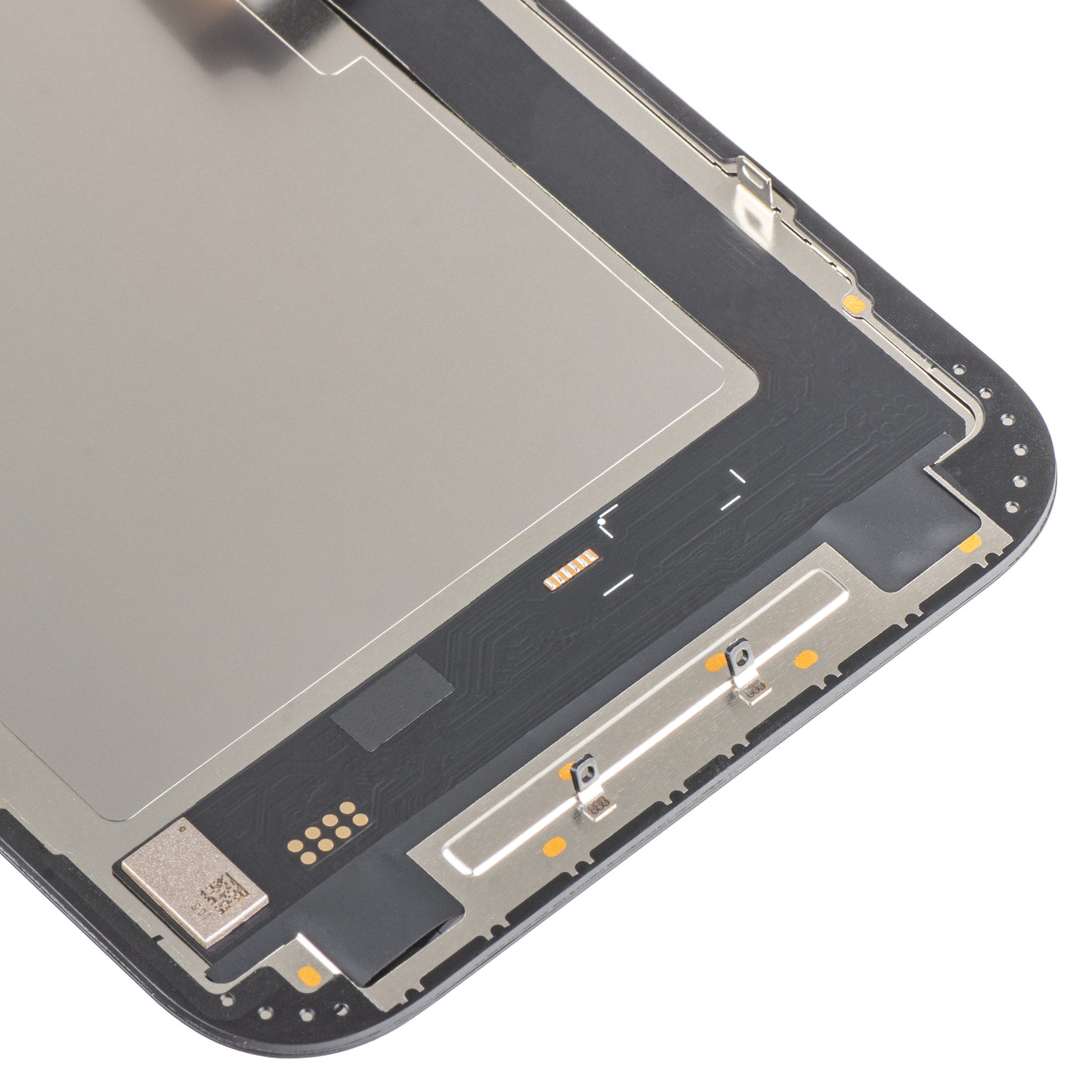 Écran tactile MP compatible avec Apple iPhone 16 Plus, avec cadre, version Soft OLED IC Movable FHD, Noir